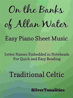cover image of On the Banks of Allan Water Easy Elementary Piano Sheet Music